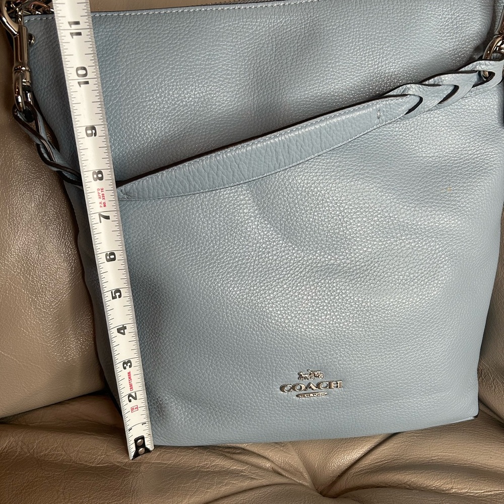 Coach WOMENS ABBY DUFFLE SHOULDER BAG PALE BLUE - Picture 9 of 15